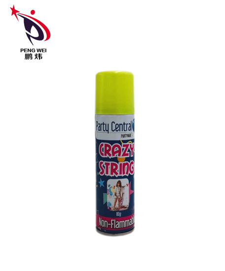 플라스틱 캡과 45g 50g 페스티벌 파티 문자열 스프레이 다중-컬러