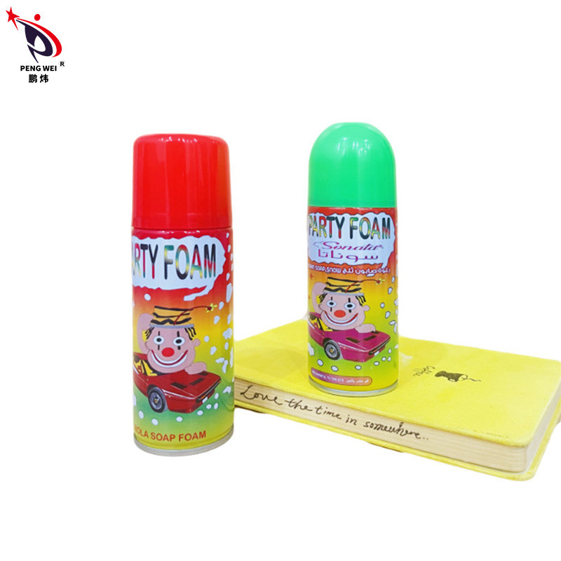 OEM 인공 색의 스노우 스프레이 폼 200ml 레몬 향기