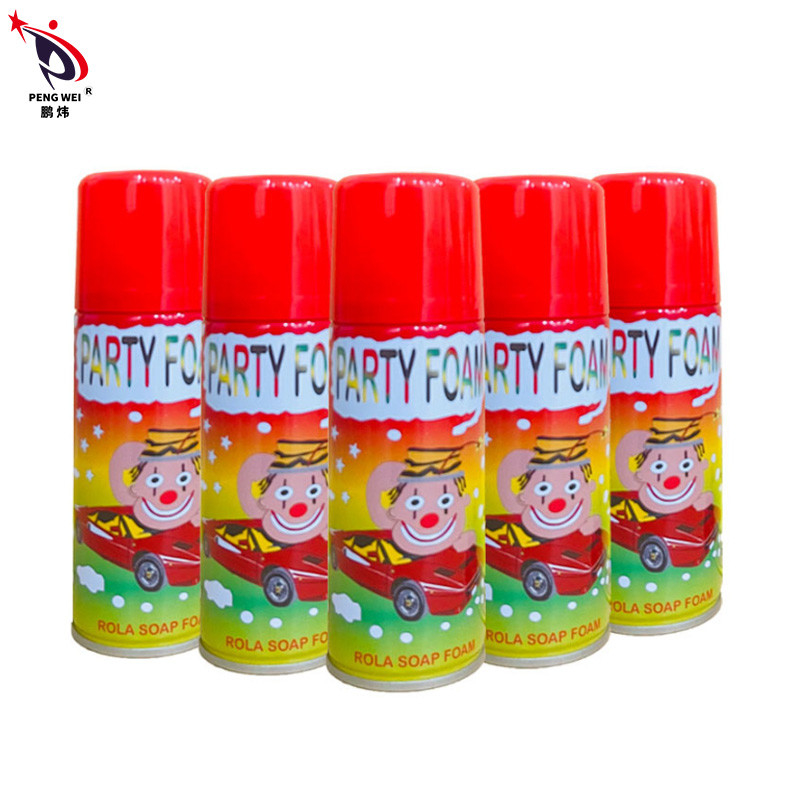 OEM 인공 색의 스노우 스프레이 폼 200ml 레몬 향기