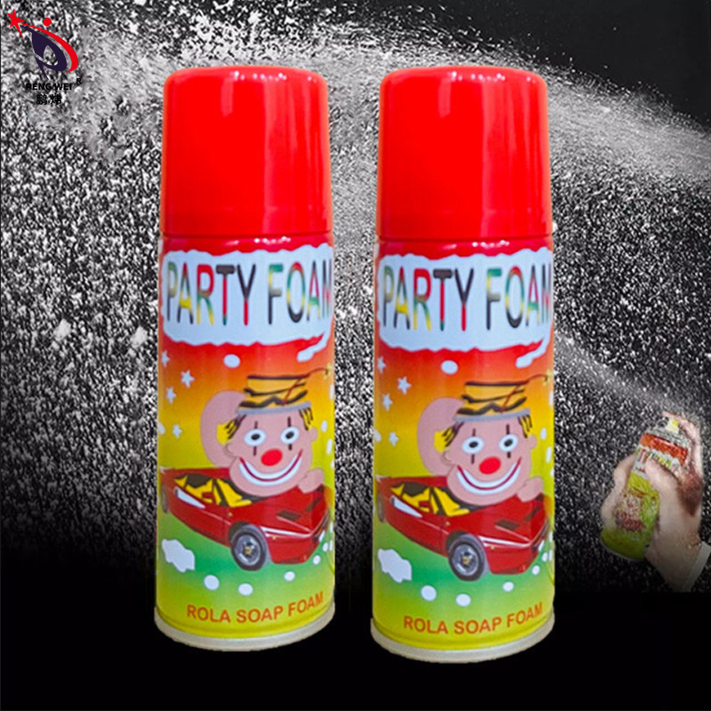 OEM 인공 색의 스노우 스프레이 폼 200ml 레몬 향기