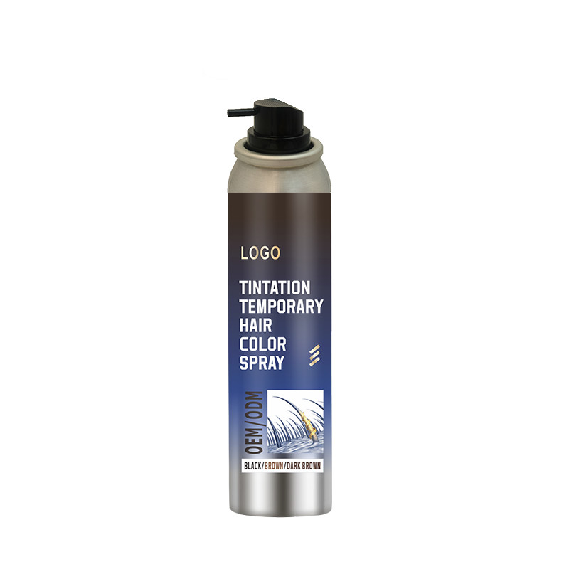 250ml 세척 가능한 머리 색 스프레이 크리스마스 52*128mm 캔 크기