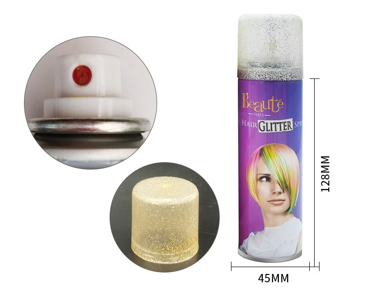 150ml 화려한 머리 반짝이는 스프레이와 함께 빛 유지 헤어 스타일링 MSDS
