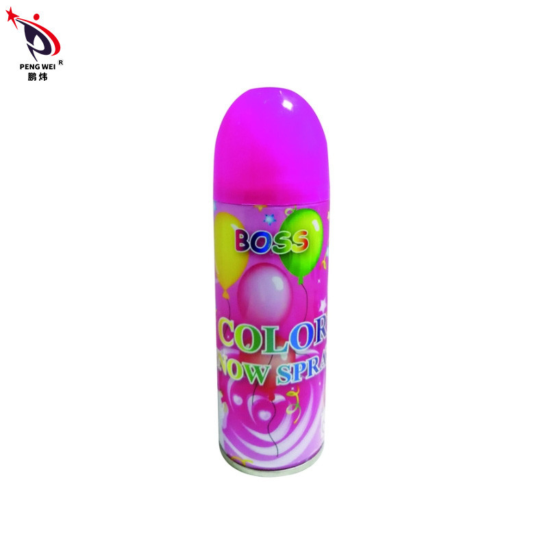 백색 또는 다채로운 인공 눈 스프레이 400ml 축제 축하