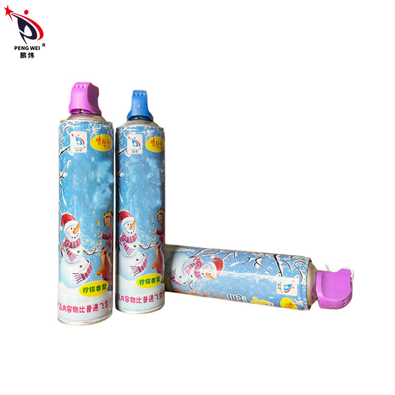 500ml 대용량 트리거 총 폼 스노우 스프레이 파티 크리스마스 장식